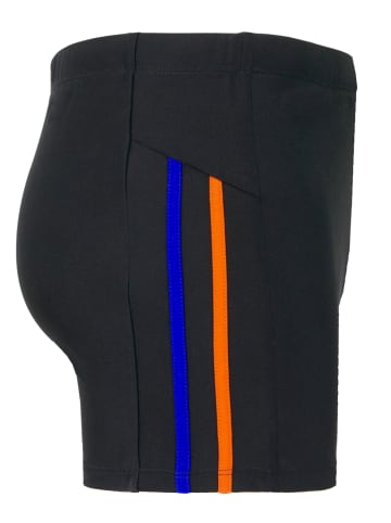 GUGGEN MOUNTAIN Badehose Widder in Orange-Blau