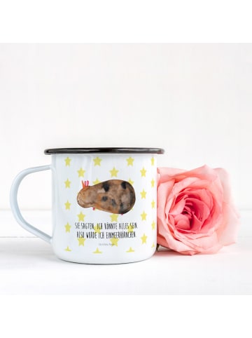 Mr. & Mrs. Panda Tasse Aus Emaille Einhorn Meerschweinchen mit S... in Weiß