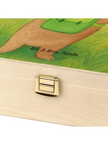 Mr. & Mrs. Panda Teebeutelbox Bär Flugzeug Design ohne Spruch in Weiß