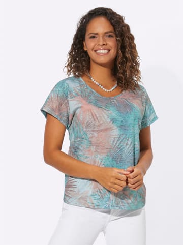 WITT WEIDEN Shirt in mint-koralle-bedruckt