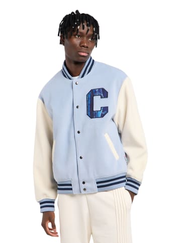 Carlo Colucci Sweatjacke Faye in Hellblau