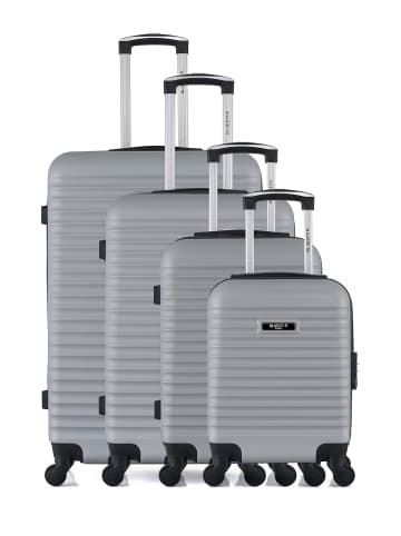 BlueStar 4 tlg. Kofferset BRAZILIA M in Grau (95L/64L/37L/26L)