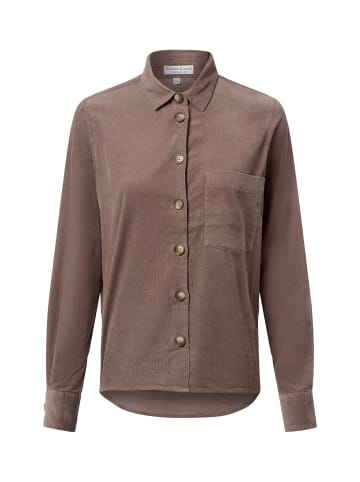 Marie Lund Cordbluse in grau - 0035