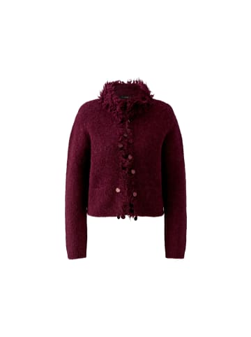 Oui Strickjacke mit kurzer Länge in bramble berry