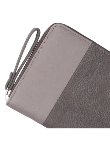 Zwei Eva Geldbörse 20 cm in nubuk stone