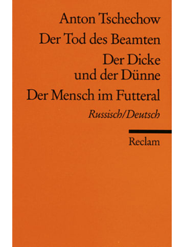 Reclam Verlag Buch - Der Tod des Beamten /Der Dicke und der Dünne /Der Mensch im Futtera