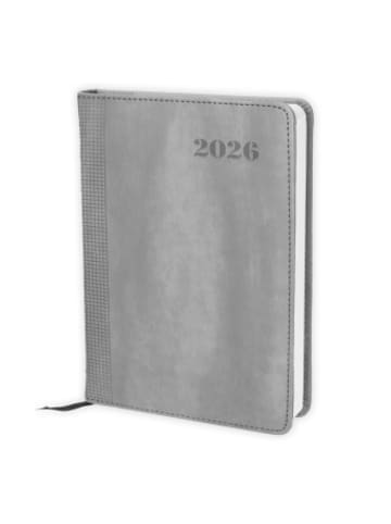 Trötsch Kalender - Trötsch Buchkalender A5 Grau 2026