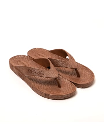 Brasileras Zehentrenner "Gummix" in Braun