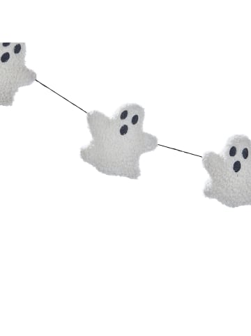 Butlers Girlande HALLOWEEN Mini-Geister in Weiß / Schwarz