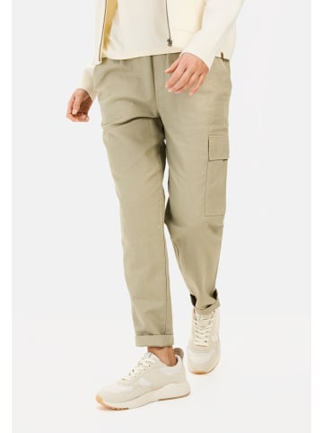 Camel Active Loose Fit Hose aus Leinenmix in Dunkles Stroh