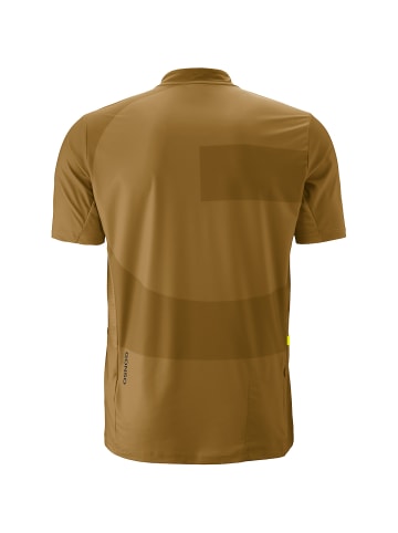 Gonso T-Shirt Adventure Jersey Halfzip M in Hellbraun8237