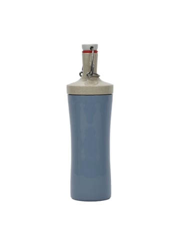 koziol Wasserflasche PLOPP TO GO in Blau, (B) 7,4 x (H) 25,3 x (L) 7,4 cm