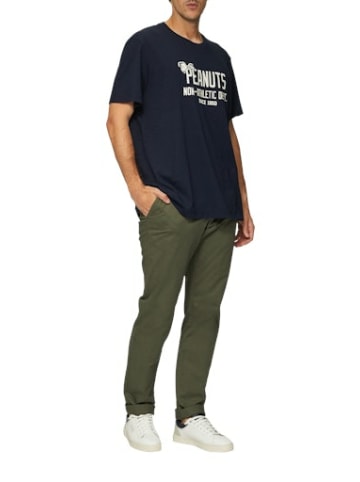 S. Oliver Print T-Shirt für Herren in uni