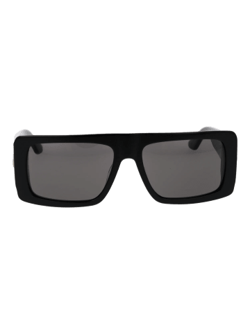 GCDS Unisex Sonnenbrille Rechtwinklig Schwarz