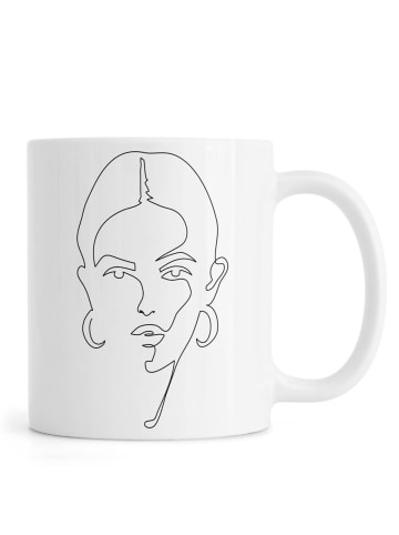 Juniqe Tasse "Femme II" in Rosa