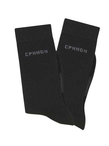Copenhagen Studios Basicsocken in 2x schwarz