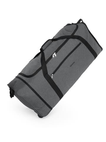 Hauptstadtkoffer blnbag M4 - leichte Reisetasche, faltbar, mit Rollen, 1.1 kg, 90 L in Black Anthrazit