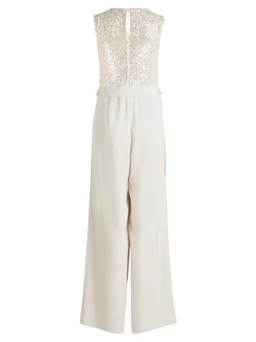 Vera Mont Jumpsuit mit Pailletten in Bright Pearl