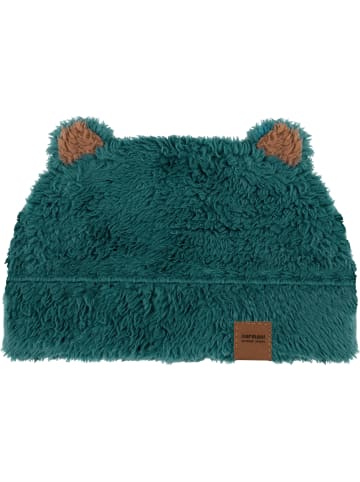 Normani Outdoor Sports Kinder Teddy Mütze Coleraine in Petrol