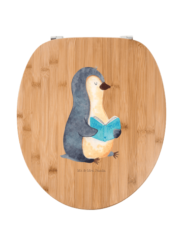 Mr. & Mrs. Panda Klodeckel Pinguin Buch ohne Spruch in Braun