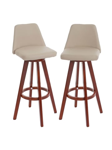 MCW 2er-Set Barhocker C43, Creme