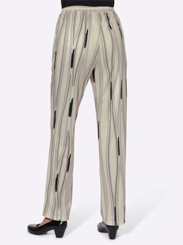 WITT WEIDEN Jersey-Hose in sand-gewellt