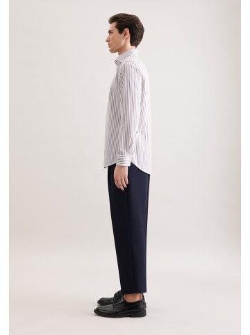 Seidensticker Business Hemd Shaped in Braun