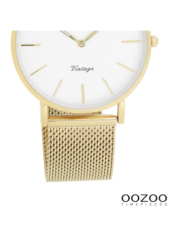 Oozoo Armbanduhr Oozoo Vintage Series gold mittel (ca. 36mm)