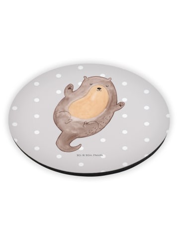 Mr. & Mrs. Panda magnet Otter Umarmen ohne Spruch in Grau Pastell