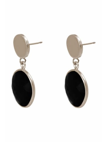 Gemshine Ohrringe Onyxe in silver coloured