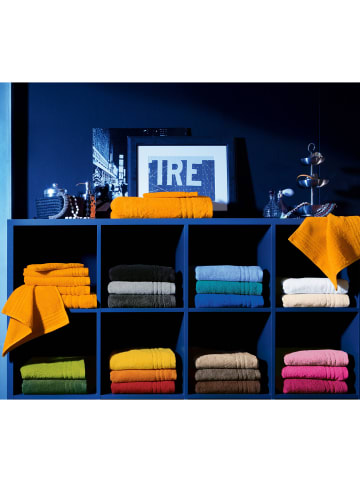 REDBEST Frottier Frottier-Set uni 6-tlg. New York in mandarine