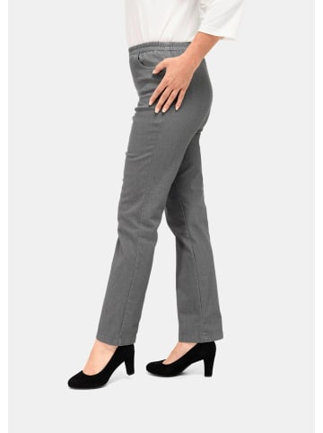 GOLDNER Kurzgröße:  Jeansschlupfhose LOUISA Bequeme Jeansschlupfhose LOUISA in grau