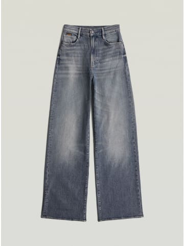 G-Star Raw Deck 2.0 High Loose Jeans worn in electric blue