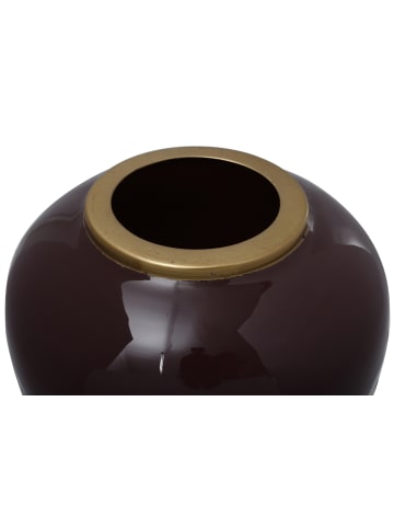 Kayoom Vase Esmeralda in Bordeaux / Gold