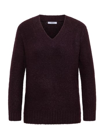 Cecil Pullover in eggplant red