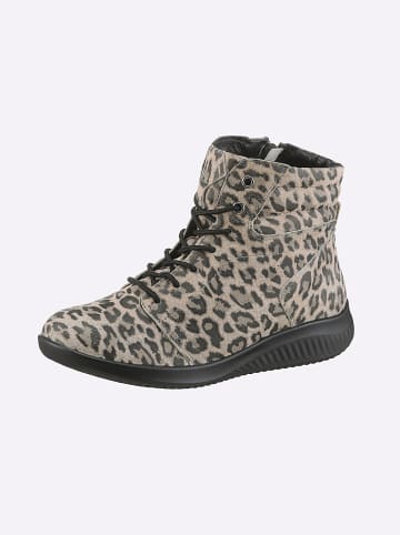Jomos Stiefelette in elfenbein-bedruckt