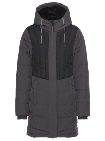 Polarino Winterjacke in Anthrazit-schwarz