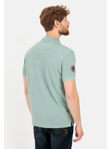 Camel Active Piqué Poloshirt aus zertifiziertem Organic Cotton in Grün