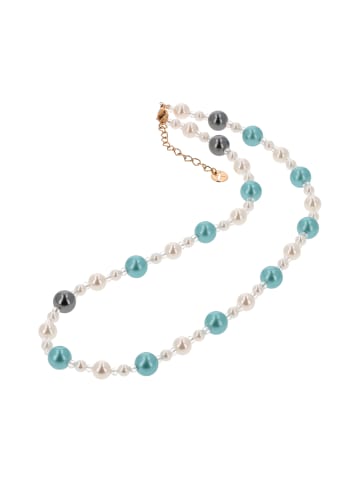 IZIA Women Necklace in Rose Gold White