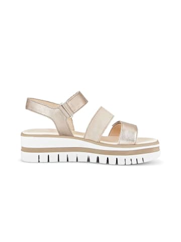 Gabor Plateau Sandalen in beige