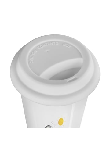 Mr. & Mrs. Panda Kaffeebecher To Go Pinguin Surfer mit Spruch in Weiß