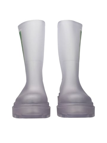 Off-White Transparent PVC Knöchel Stiefel