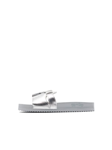 Flip Flop Sandale "pool*tassel" in silver