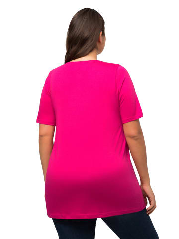 Ulla Popken Shirt in fuchsia pink