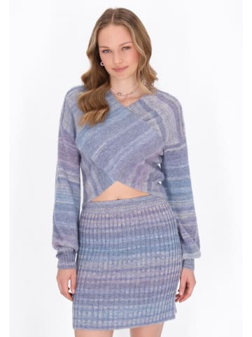 myMo Women Sweater in blue multicolor