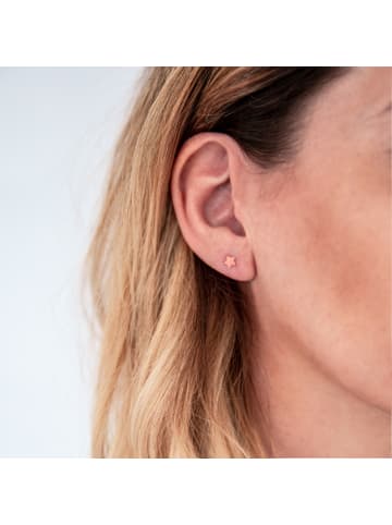 Glanzstücke München Ohrstecker Stern Sterling Silber in roségold