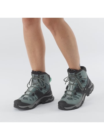 SALOMON Trekkingstiefel QUEST 4 GORE-TEX in slate/trooper/opal blue