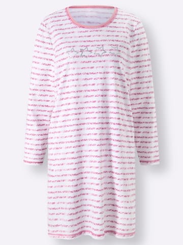 WITT WEIDEN Langarm-Sleepshirts in erika + erika-gestreift