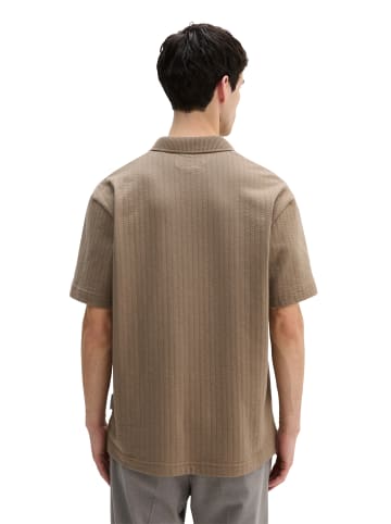 Marc O'Polo DfC Poloshirt Jersey Structure regular in Frozen Taupe
