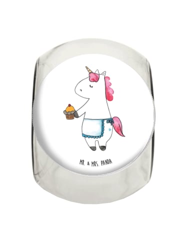 Mr. & Mrs. Panda Bonbonglas Einhorn Muffin ohne Spruch in Weiß